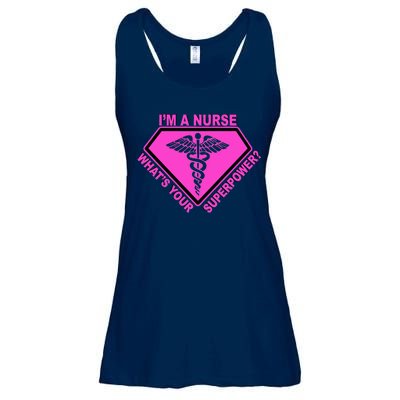 I'm A Nurse What's Your Superpower Ladies Essential Flowy Tank