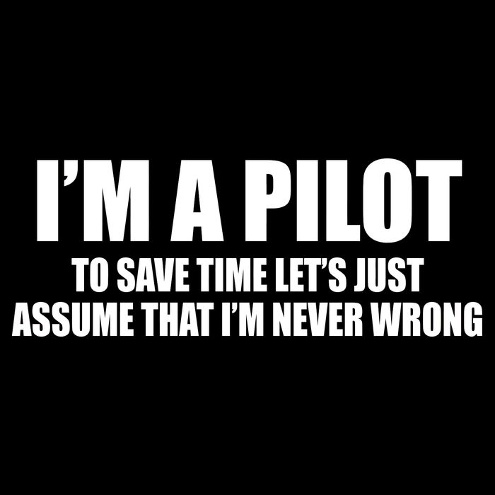 I'm A Pilot Women's Crop Top Tee