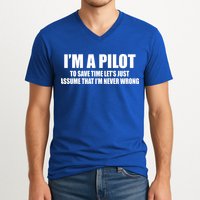 I'm A Pilot V-Neck T-Shirt