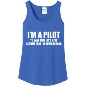 I'm A Pilot Ladies Essential Tank