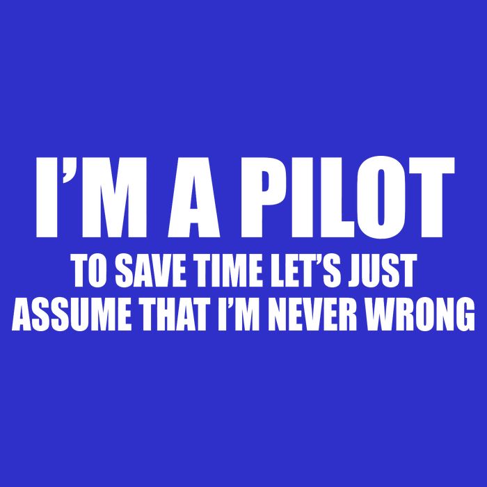 I'm A Pilot Women's V-Neck T-Shirt