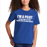 I'm A Pilot Kids T-Shirt