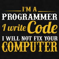 I'm A Programmer I Write Code Ladies PosiCharge Tri-Blend Wicking Tank