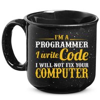 I'm A Programmer I Write Code 15oz Campfire Ceramic Mug