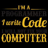 I'm A Programmer I Write Code Baseball Sleeve Shirt
