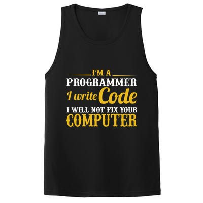 I'm A Programmer I Write Code PosiCharge Competitor Tank
