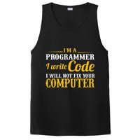 I'm A Programmer I Write Code PosiCharge Competitor Tank