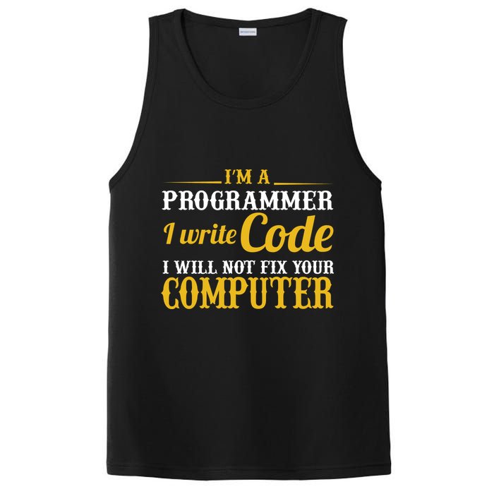 I'm A Programmer I Write Code PosiCharge Competitor Tank