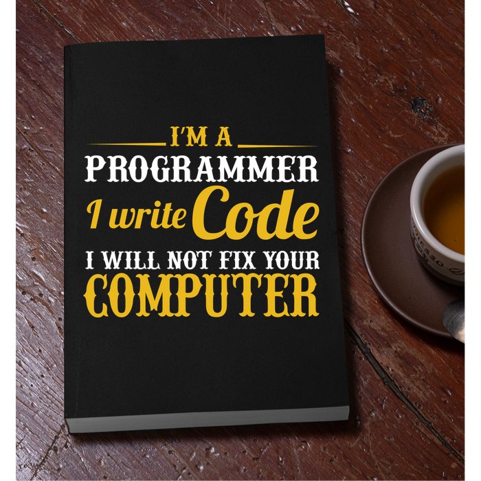 I'm A Programmer I Write Code Permanent Decal Sticker