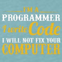 I'm A Programmer I Write Code Sueded Cloud Jersey T-Shirt