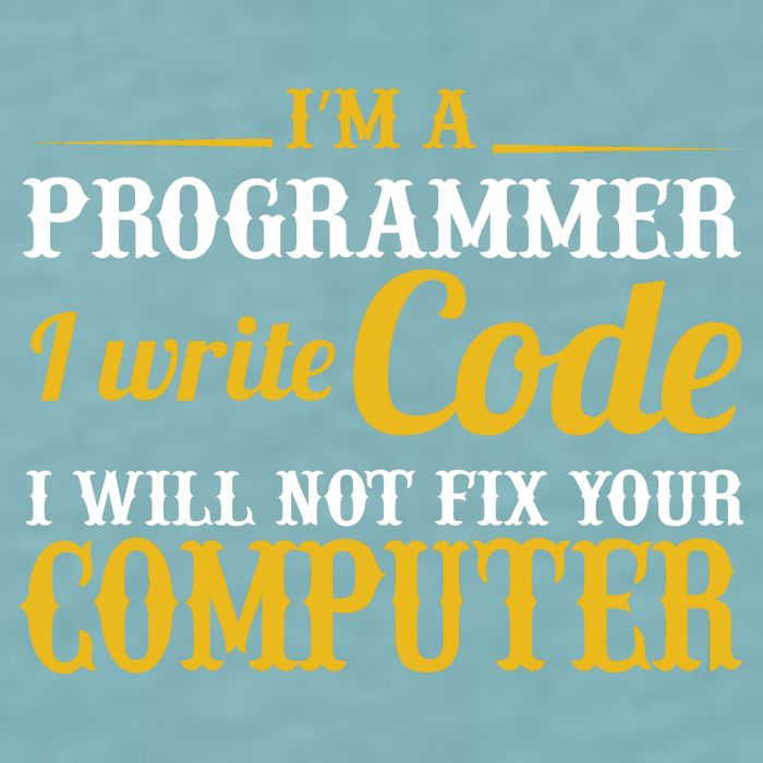 I'm A Programmer I Write Code Sueded Cloud Jersey T-Shirt