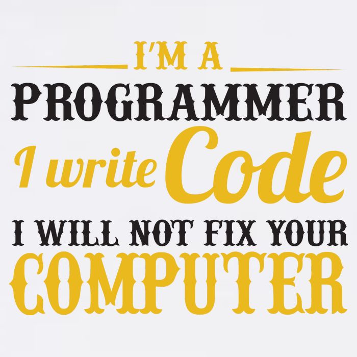 I'm A Programmer I Write Code Garment-Dyed Sweatshirt