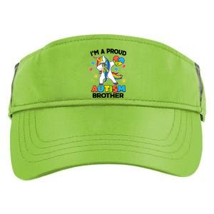 I'm A Proud Autism Brother Dabbing Unicorn Adult Drive Performance Visor