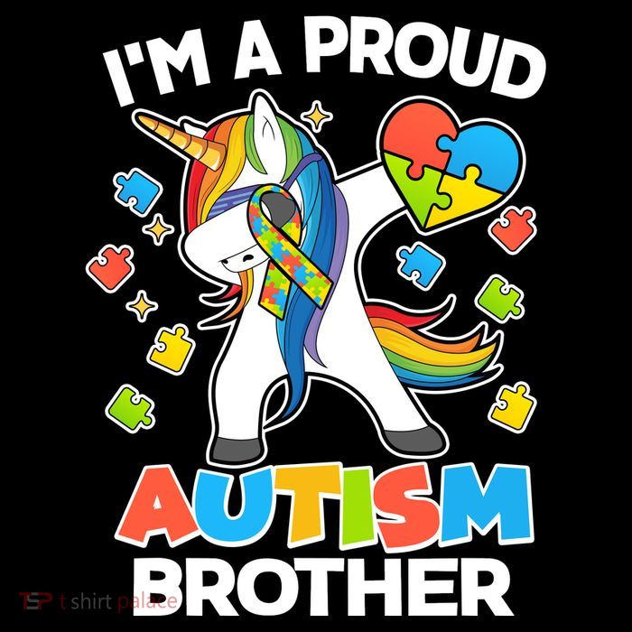 I'm A Proud Autism Brother Dabbing Unicorn Backpack