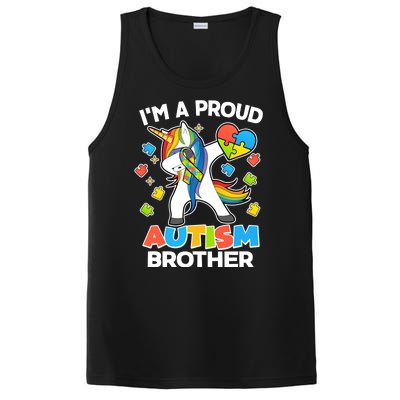 I'm A Proud Autism Brother Dabbing Unicorn PosiCharge Competitor Tank