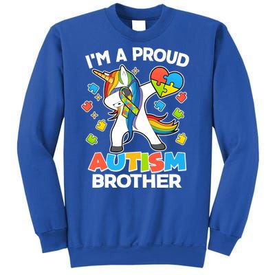 I'm A Proud Autism Brother Dabbing Unicorn Sweatshirt