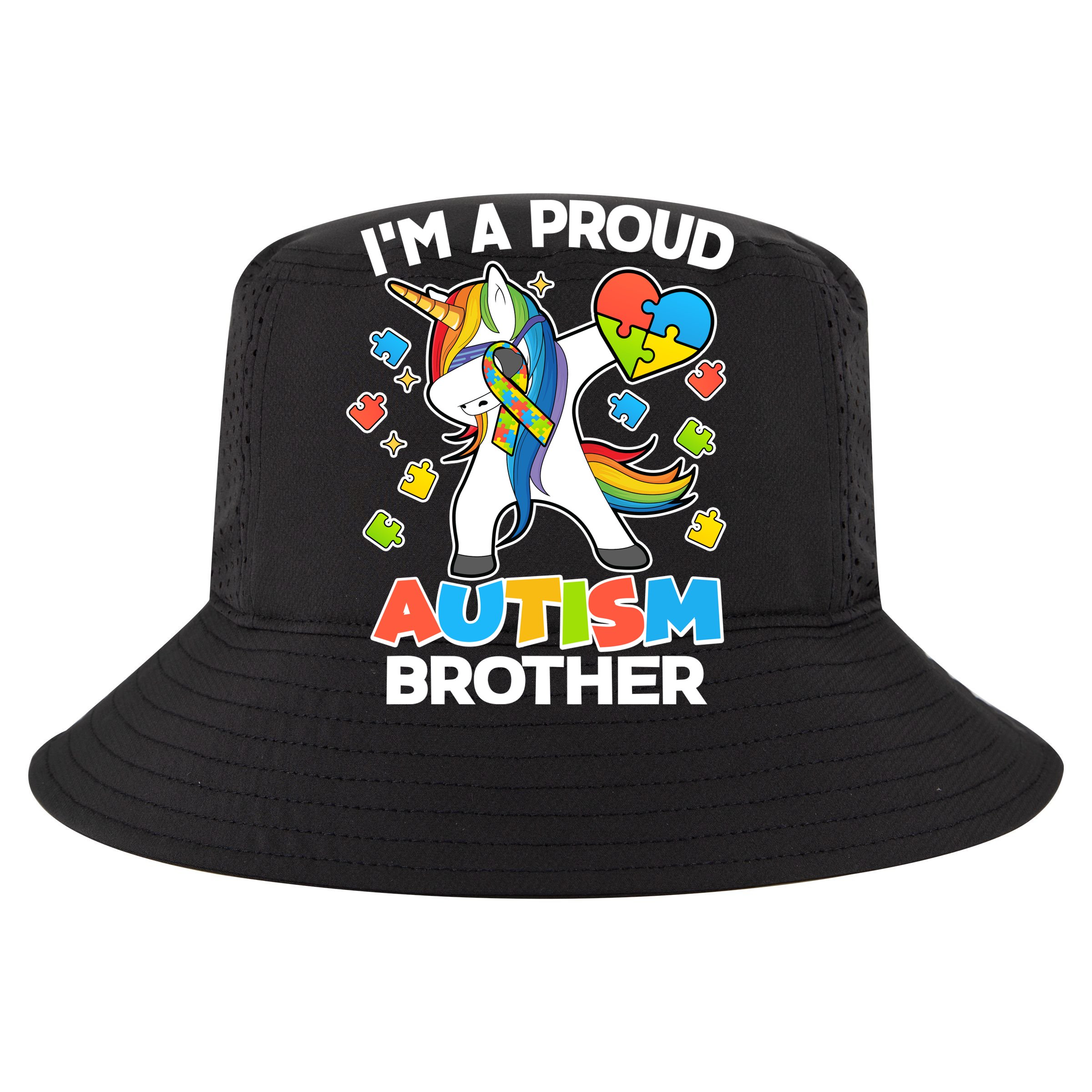 I'm A Proud Autism Brother Dabbing Unicorn T-Shirt