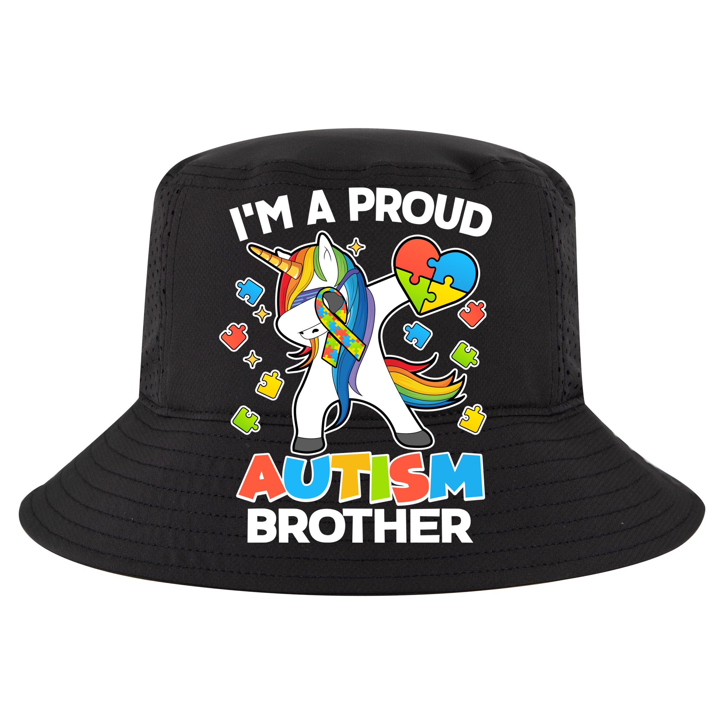 I'm A Proud Autism Brother Dabbing Unicorn T-Shirt