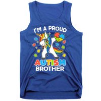 I'm A Proud Autism Brother Dabbing Unicorn Tank Top