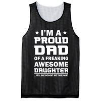 I'm A Proud Dad Of A Freaking Awesome Daughter Mesh Reversible Basketball Jersey Tank