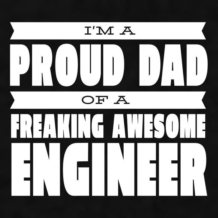 I'm A Proud Dad Of A Freaking Awesome Engineer Ladies PosiCharge Tri-Blend Wicking Tank