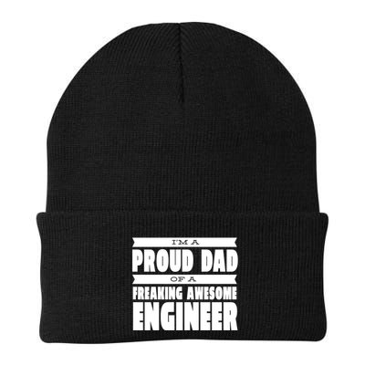 I'm A Proud Dad Of A Freaking Awesome Engineer Knit Cap Winter Beanie