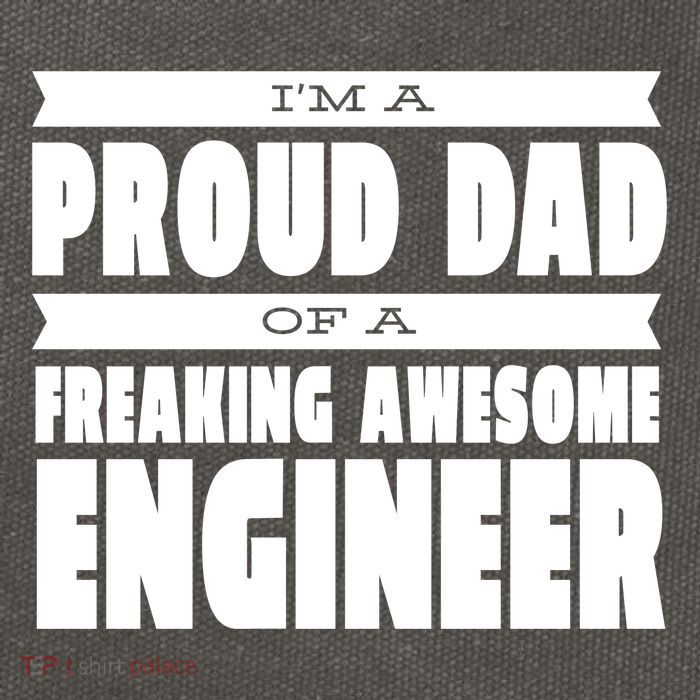 I'm A Proud Dad Of A Freaking Awesome Engineer Cotton Canvas Backpack