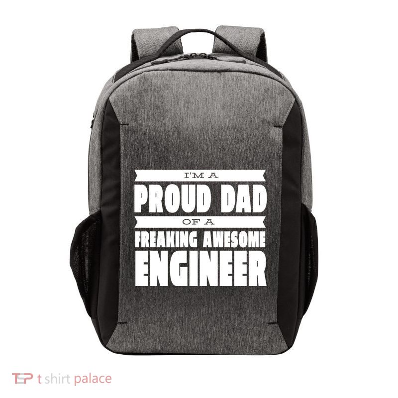 I'm A Proud Dad Of A Freaking Awesome Engineer Vector Backpack