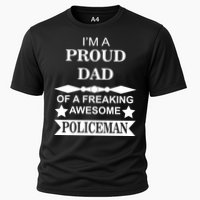 I'm A Proud Dad Of A Freaking Awesome Policeman Performance Shirt