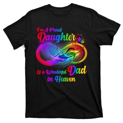 I'm A Proud Daughter Of A Wonder Dad In Heaven T-Shirt