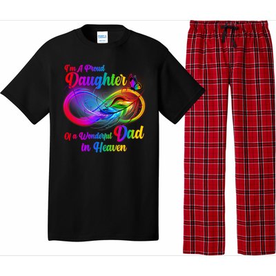 I'm A Proud Daughter Of A Wonder Dad In Heaven Pajama Set