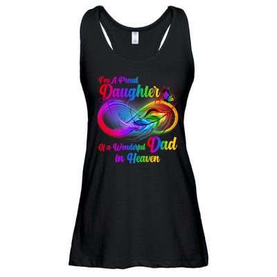 I'm A Proud Daughter Of A Wonder Dad In Heaven Ladies Essential Flowy Tank