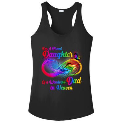 I'm A Proud Daughter Of A Wonder Dad In Heaven Ladies PosiCharge Competitor Racerback Tank
