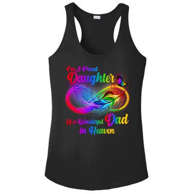 I'm A Proud Daughter Of A Wonder Dad In Heaven Ladies PosiCharge Competitor Racerback Tank