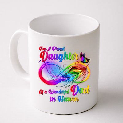 I'm A Proud Daughter Of A Wonder Dad In Heaven Coffee Mug