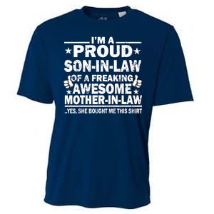 I'm A Proud Son In Law Of A Freaking Awesome Mother In Law Cooling Performance Crew T-Shirt