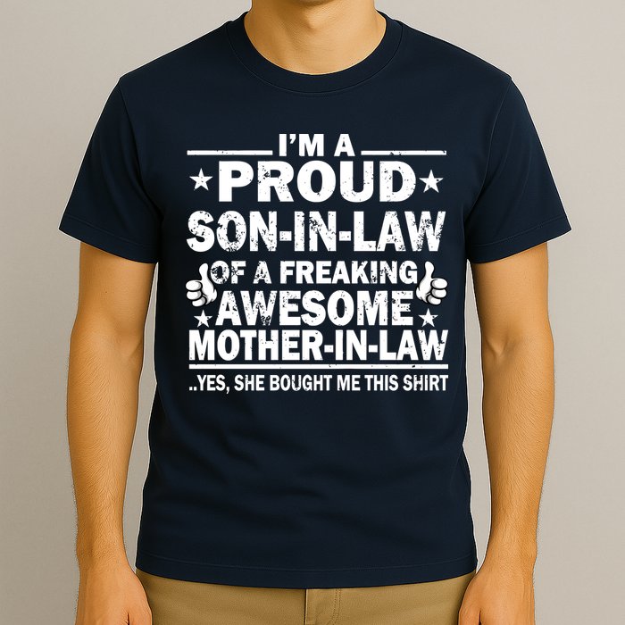 I'm A Proud Son In Law Of A Freaking Awesome Mother In Law T-Shirt