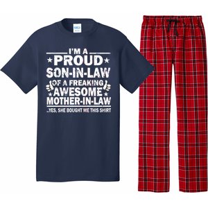 I'm A Proud Son In Law Of A Freaking Awesome Mother In Law Pajama Set