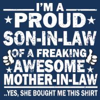 I'm A Proud Son In Law Of A Freaking Awesome Mother In Law Flatbill Hat