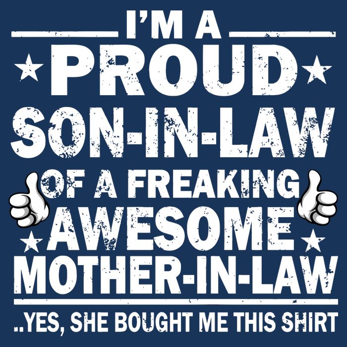 I'm A Proud Son In Law Of A Freaking Awesome Mother In Law Flatbill Hat