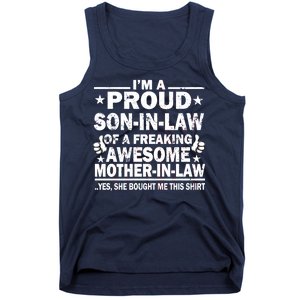 I'm A Proud Son In Law Of A Freaking Awesome Mother In Law Tank Top