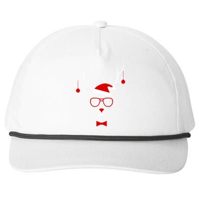 I'm A Reindeer Santa Hat Antlers Snapback Five-Panel Rope Hat