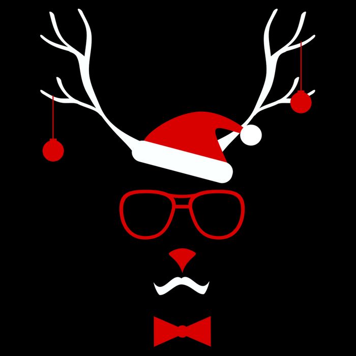 I'm A Reindeer Santa Hat Antlers Bucket Hat