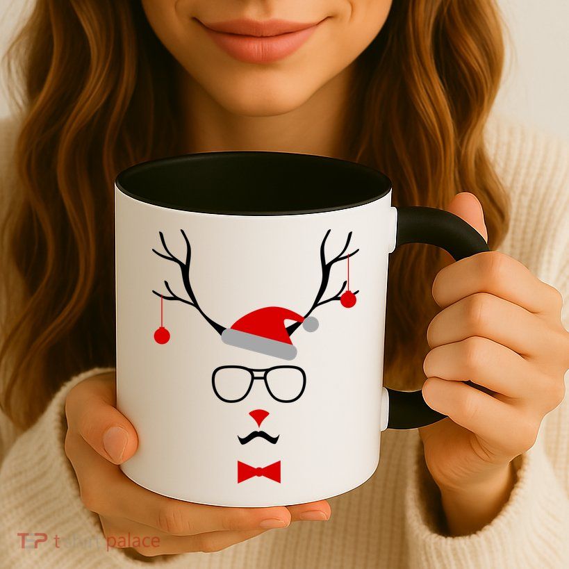 I'm A Reindeer Santa Hat Antlers Mug