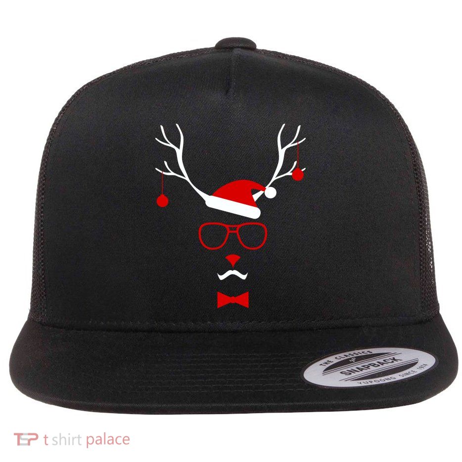 I'm A Reindeer Santa Hat Antlers Flatbill Hat