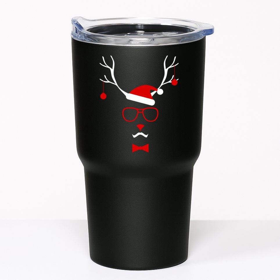 I'm A Reindeer Santa Hat Antlers Tumbler