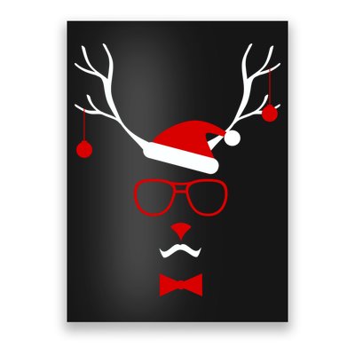I'm A Reindeer Santa Hat Antlers Poster