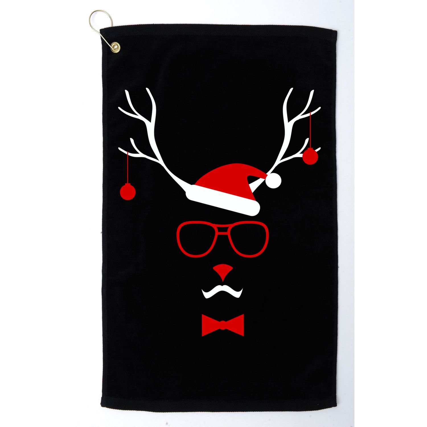 I'm A Reindeer Santa Hat Antlers Golf Towel