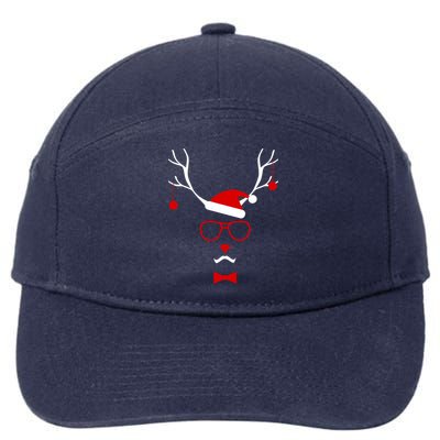 I'm A Reindeer Santa Hat Antlers 7-Panel Snapback Hat