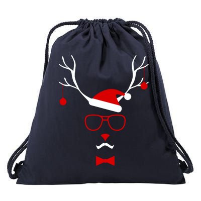 I'm A Reindeer Santa Hat Antlers Drawstring Bag